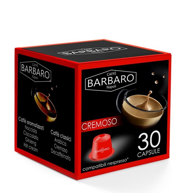 PROMO 40% - 30 Capsule Caffè Barbaro compatibili con macchine da caffè
