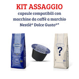 Kit Assaggio capsule Caffè Barbaro compatibili con macchine da caffè a marchio Nescafé®* Dolce Gusto®*