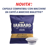 Capsule Caffè Barbaro compatibili con macchine da caffè a marchio Bialetti®* con ALLUMINIO ESTERNO