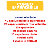 COMBO 25€ capsule compatibili con macchine a marchio Nescafé®* Dolce Gusto®*