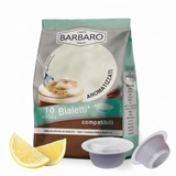 Capsule Caffè Barbaro compatibili con macchine da caffè a marchio Bialetti®* gusti Solubili