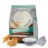 Caffè Barbaro-Kapseln, die mit Bialetti-Aromen kompatibel sind
