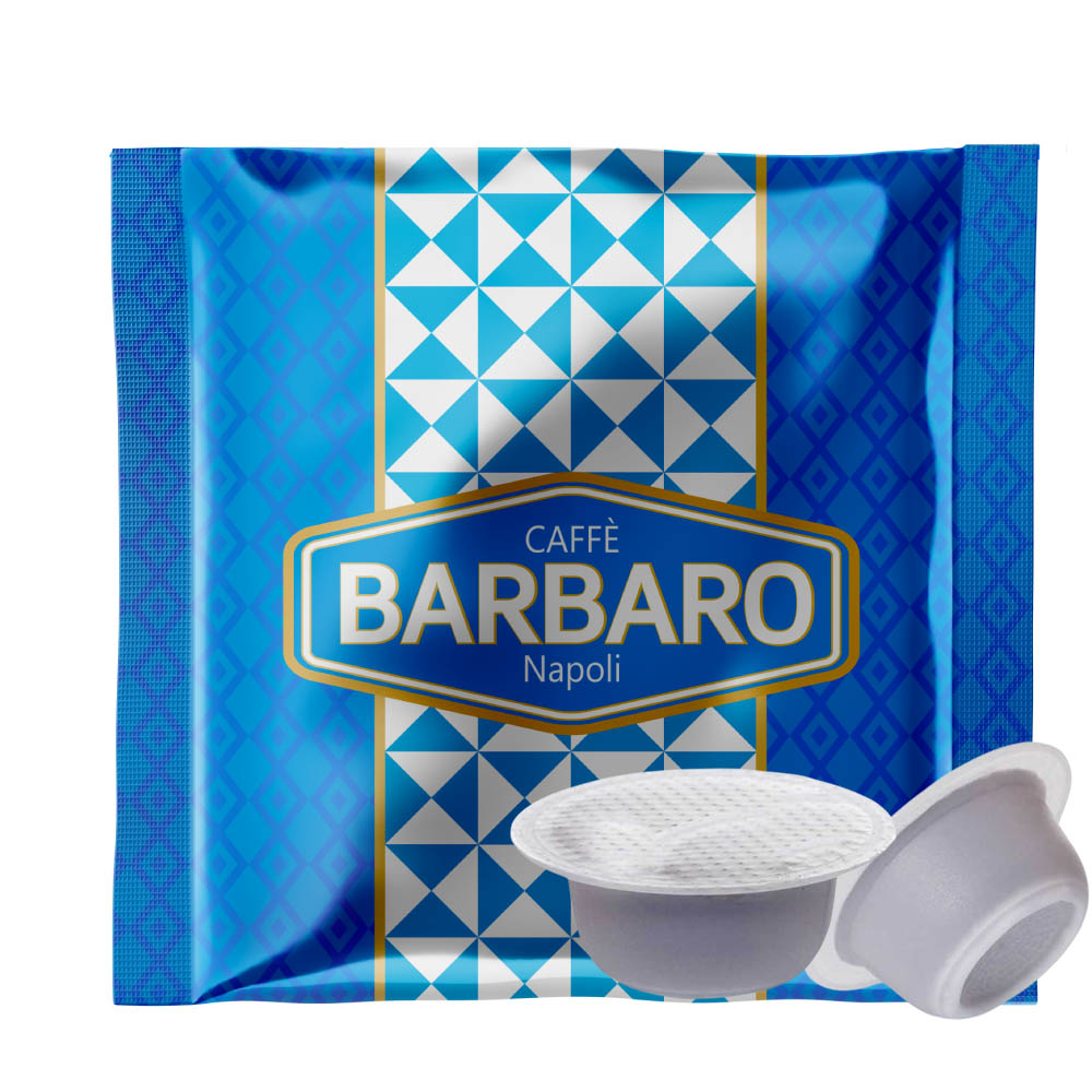 1000 capsule Caffè Barbaro compatibili con tutte le macchine a Marchio  Bialetti ® miscela BLU Cremoso Napoli - Caffè Delli Paoli by E-Coffee  S.R.L.S