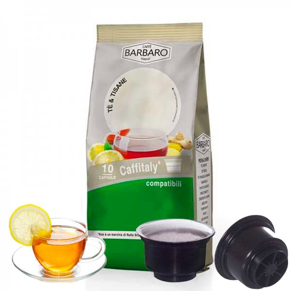 Caffè Barbaro kompatible Kapseln Caffitaly Aufgüsse und Tees