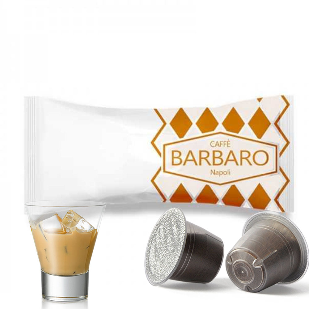 Capsule Caffè Barbaro compatibili con macchine da caffè a marchio Nespresso®* Solubili